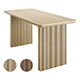 63 Rectangle Dining Table by Homary - 3DOcean Item for Sale